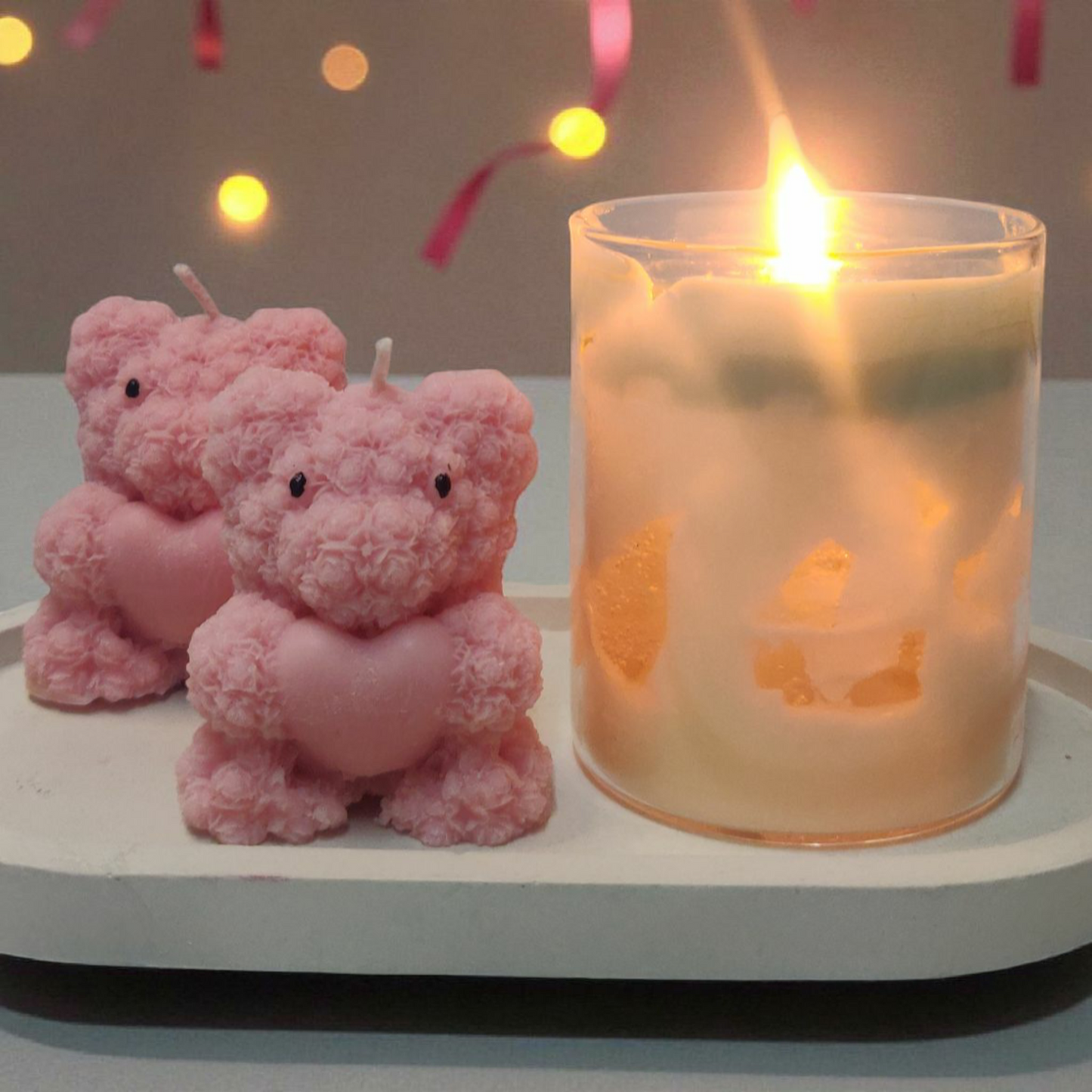 Teddy Candle