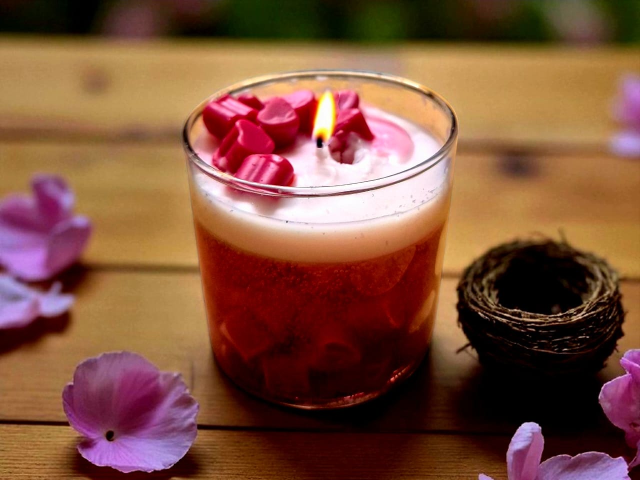 Blush Blossom Gel & Soy Wax Candle